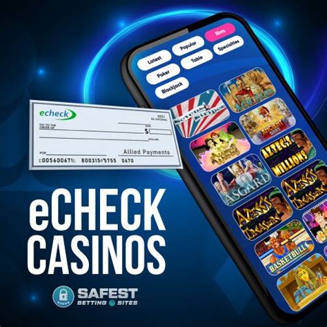 casinos that accept echeck - best echeck online casino